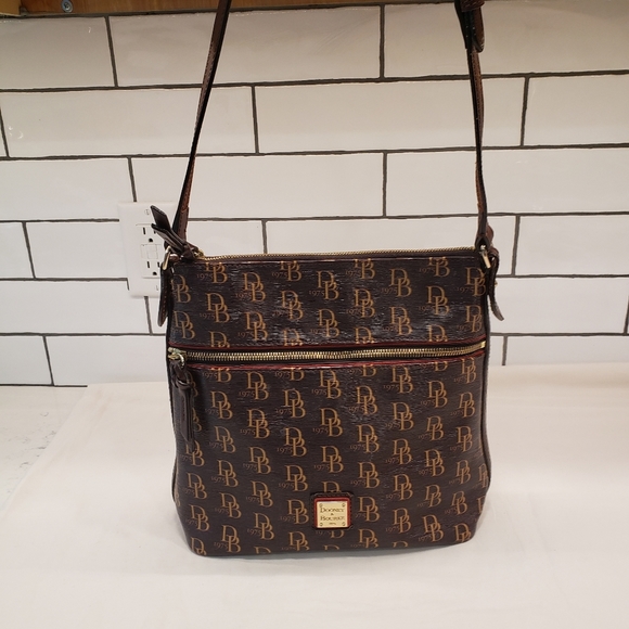 Dooney & Bourke Handbags - Dooney & Bourke Signature DB logo crossbody bag